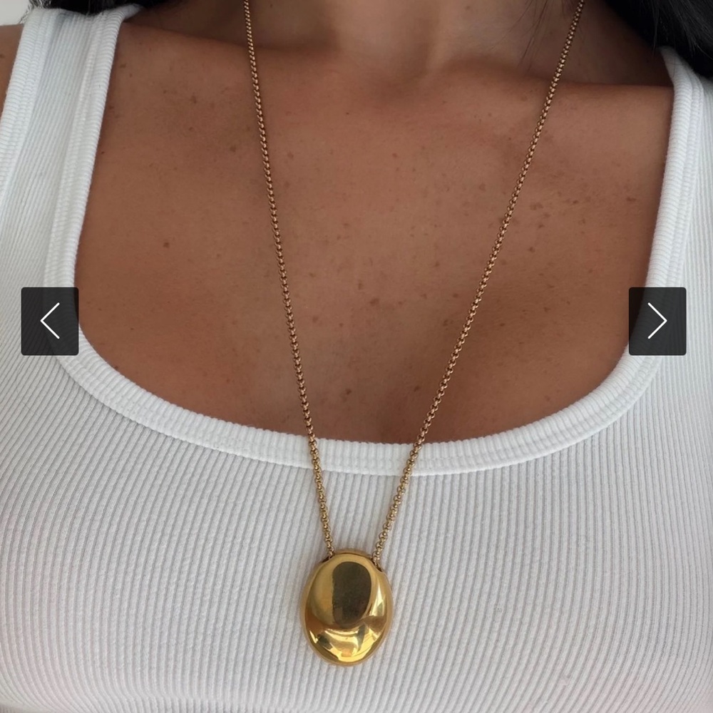 SILVER WATERPROOF Aurora Glow Long Necklace